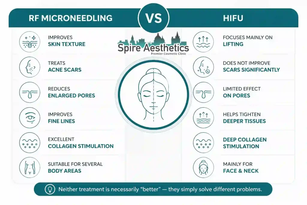 RF Microneedling vs HIFU: Which Treatment Gives Better Results Beeston Hill?